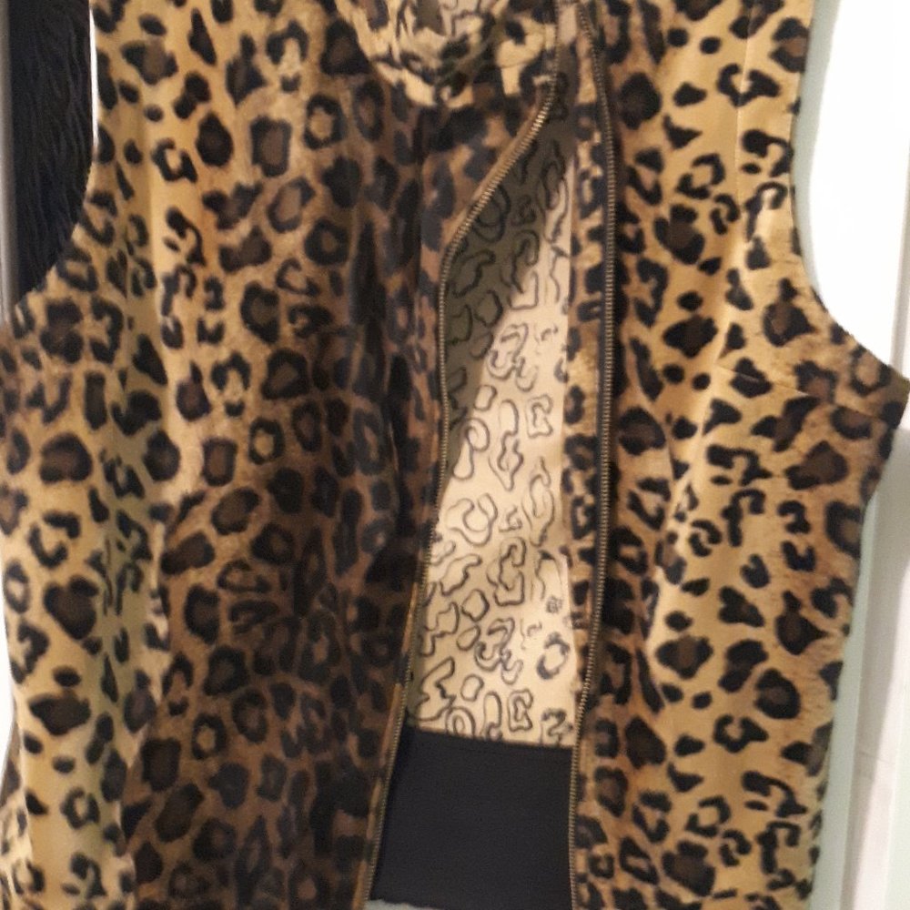 Leopard Print Vest